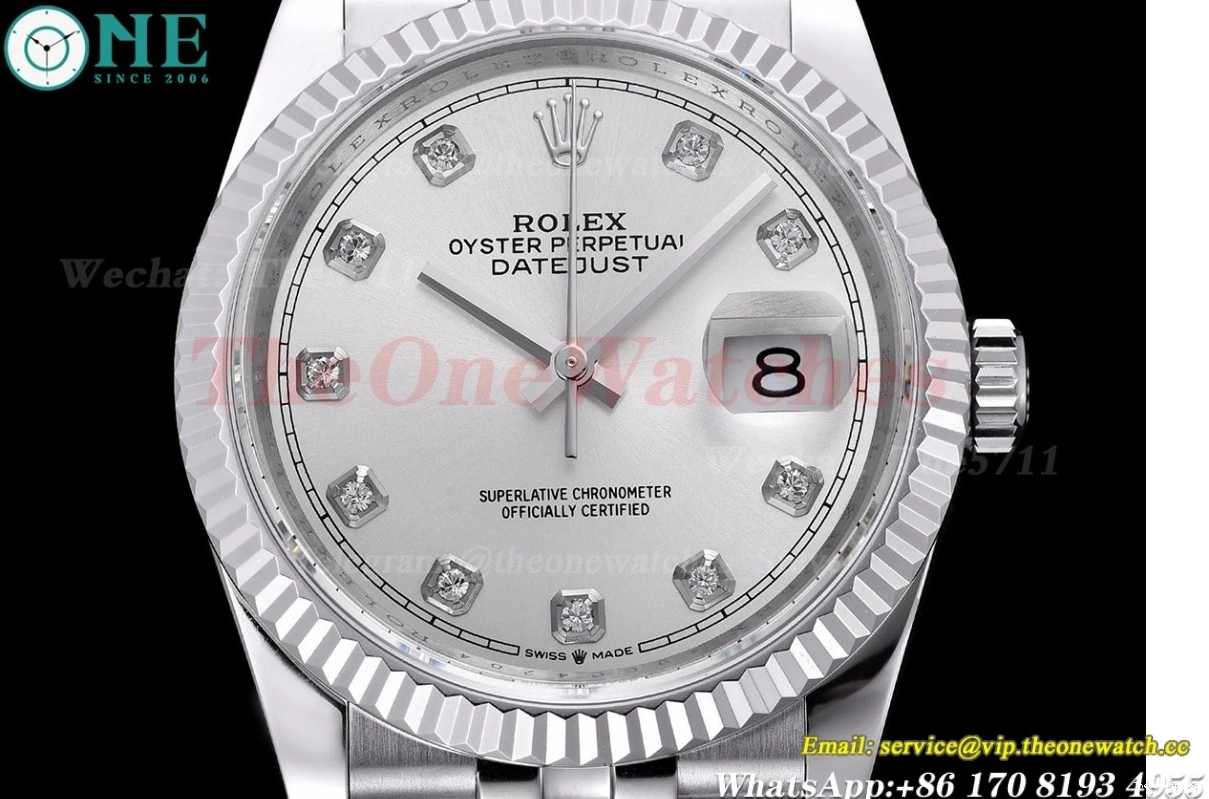 Datejust 36mm GMF Silver 904L Dia 126234 SS SS VR3235 Jubilee 0307